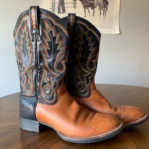 Ariat Cowboy Boots - genuine, brown, black